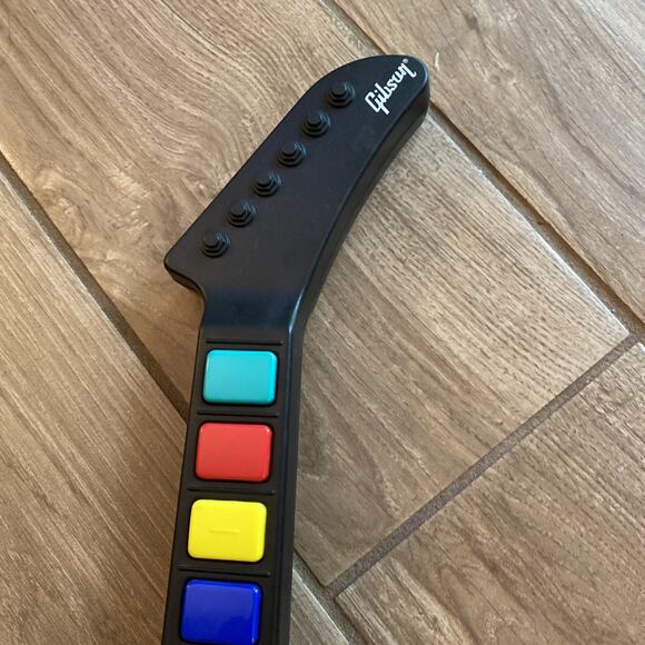 Xbox 360 Wired Guitar Hero Gibson X-Plorer Xplorer Controller RedOctane 95055 - Picture 4 of 10